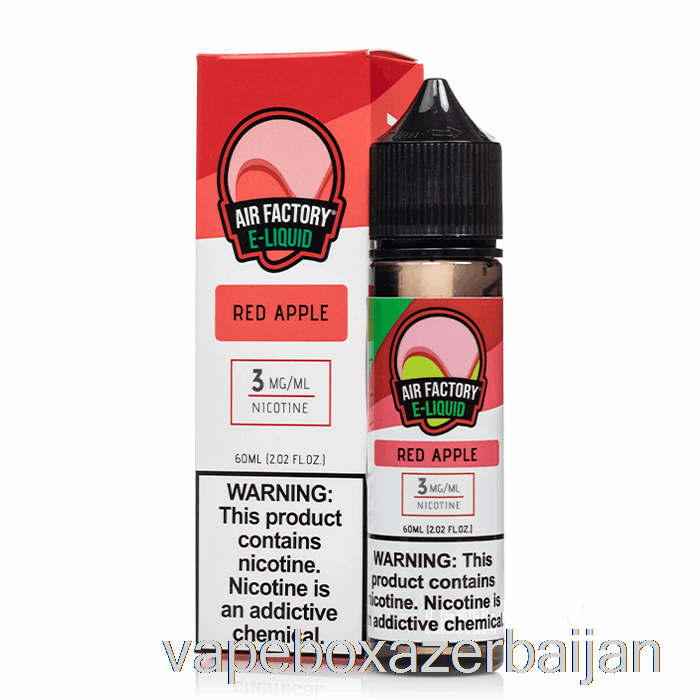 Vape Box Azerbaijan Red Apple - Air Factory - 60mL 3mg